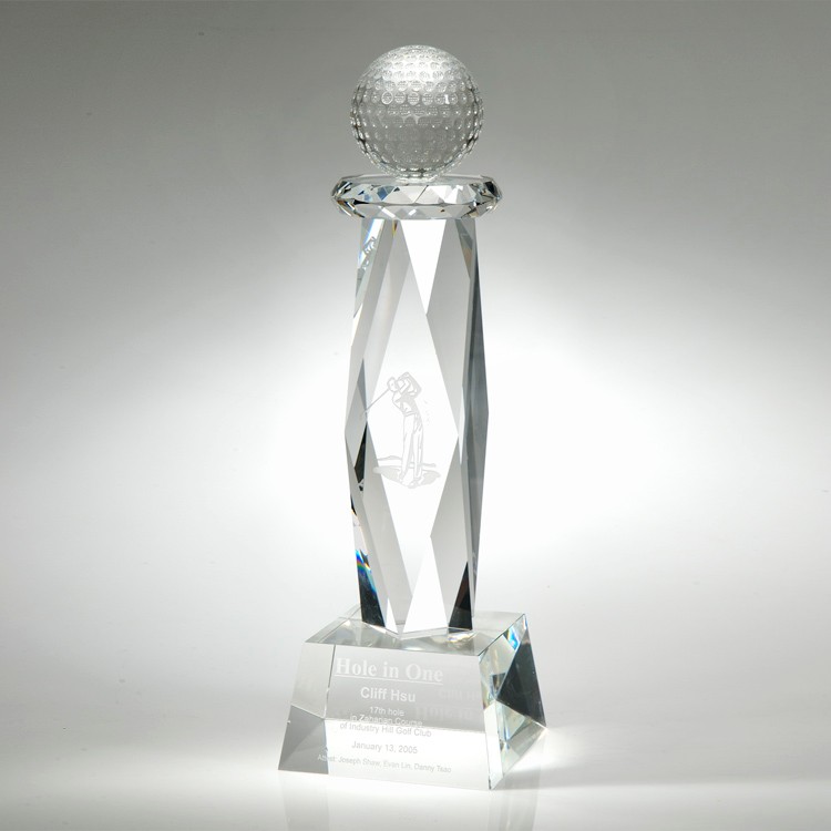 15" Crystal Award-Ultimate Golf Trophy_D226CA 2