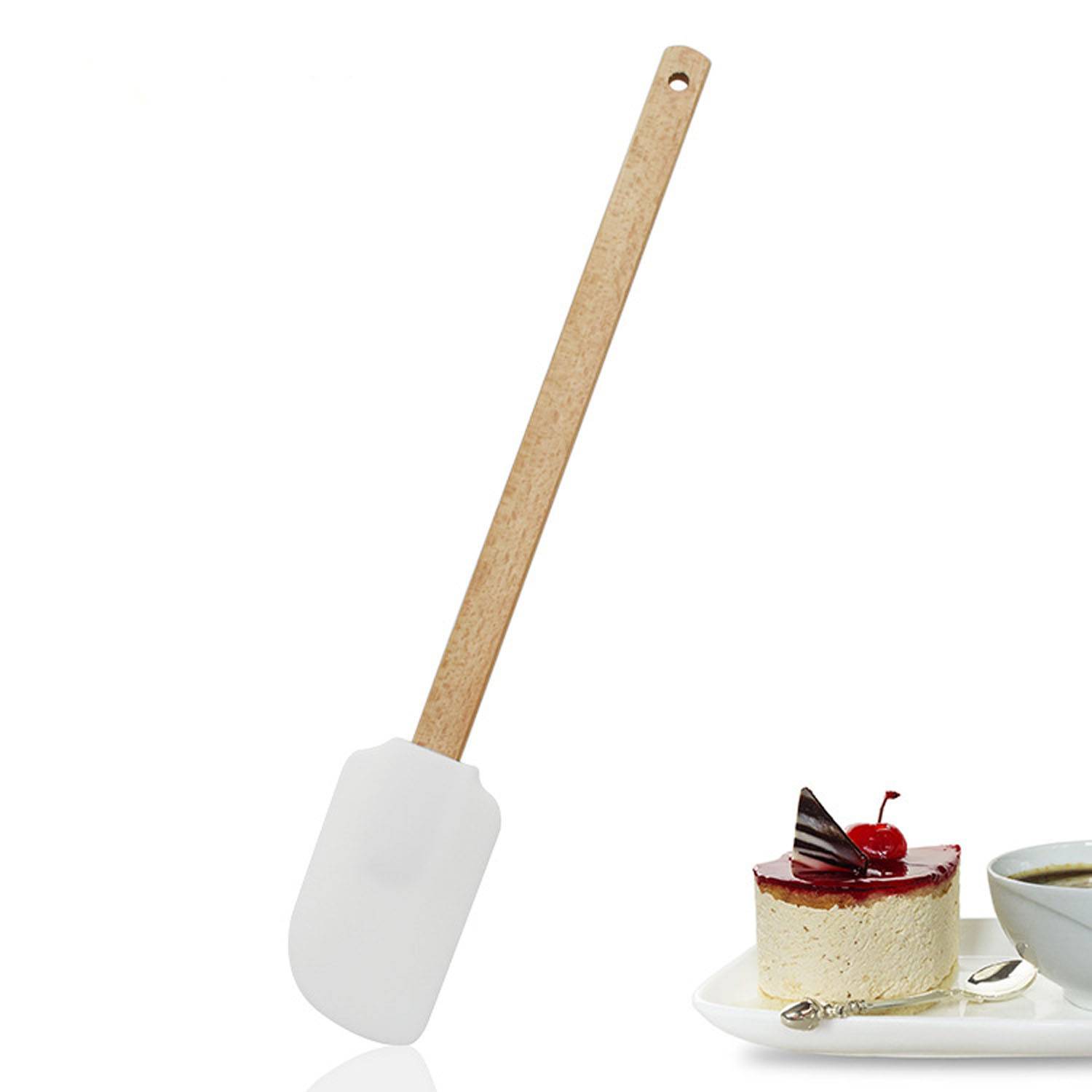 Silicone Spatula With Bamboo Handle 4