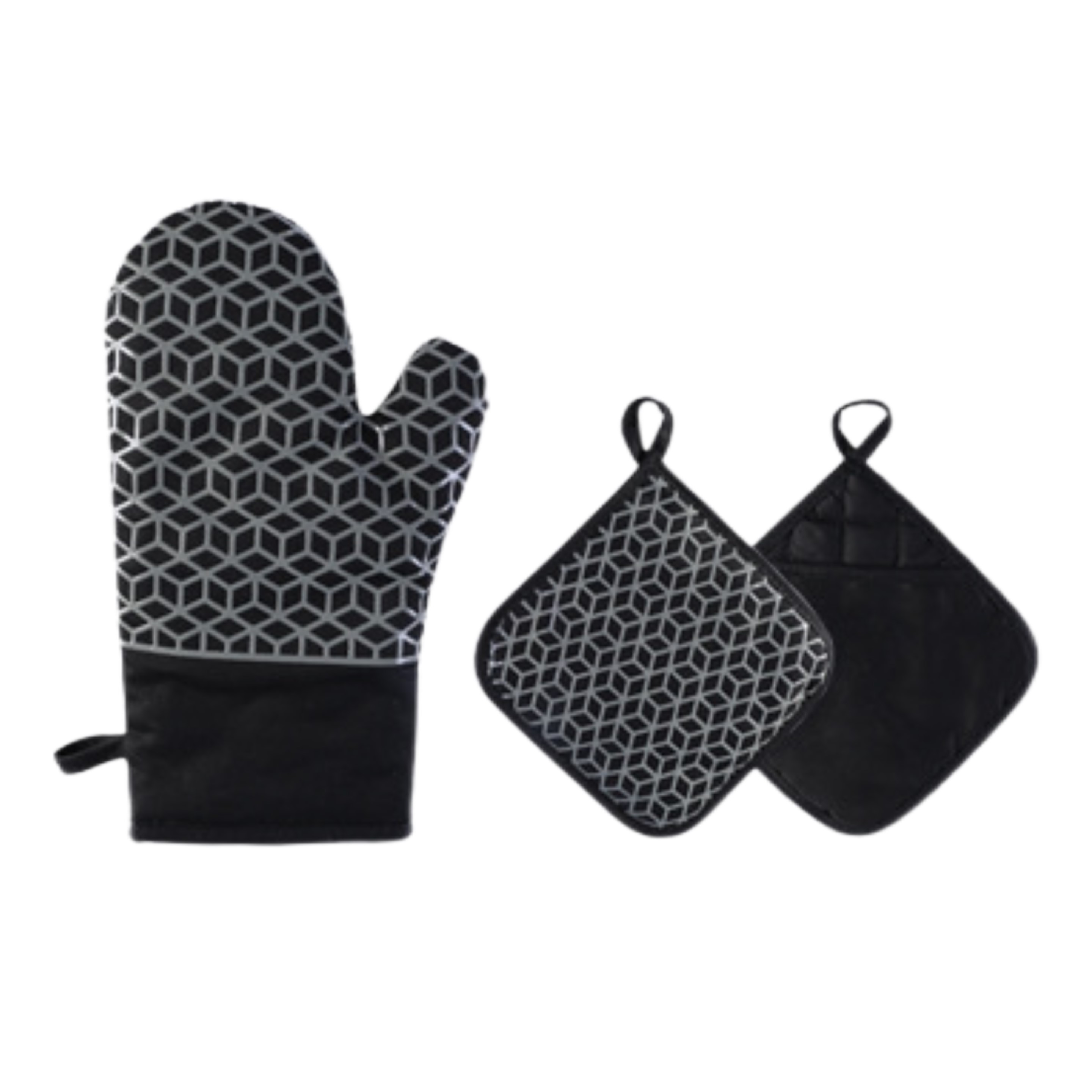 Oven Mitt and Pot Holder Set 5
