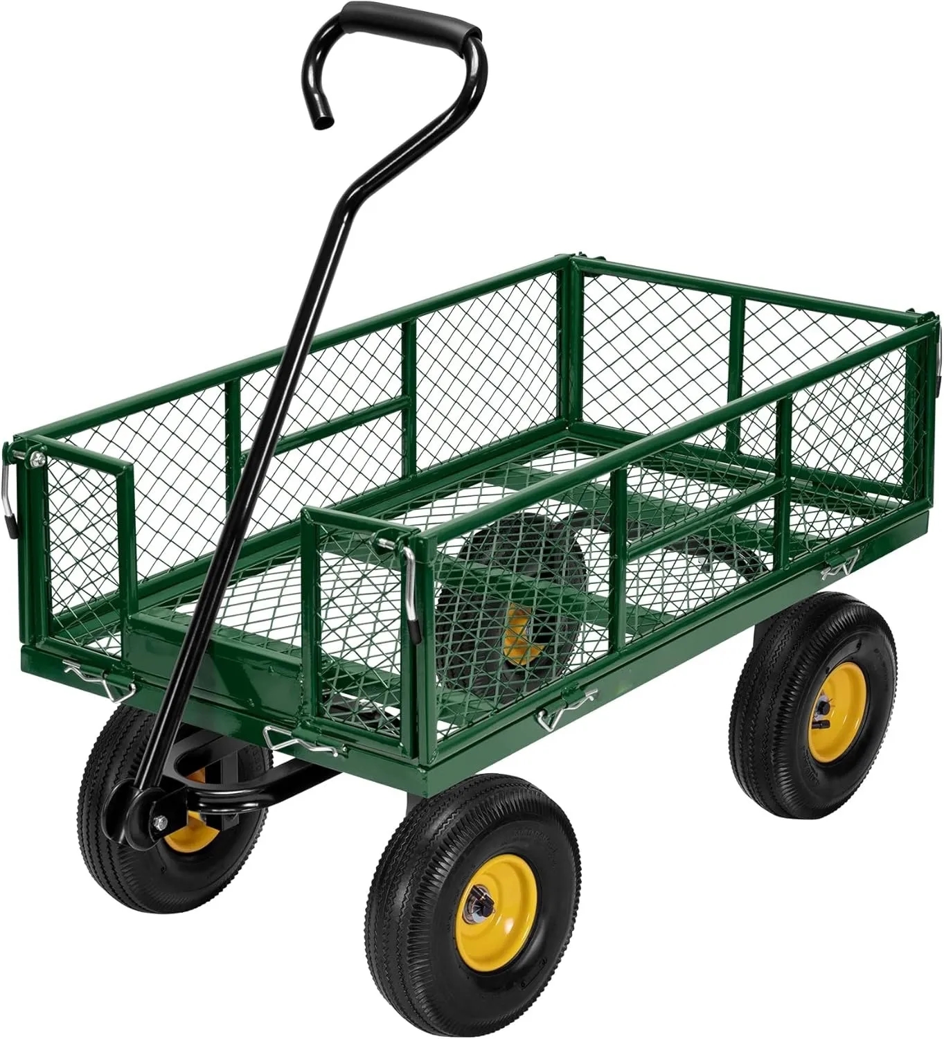 880 Lbs Capacity Mesh Steel Garden Cart 5