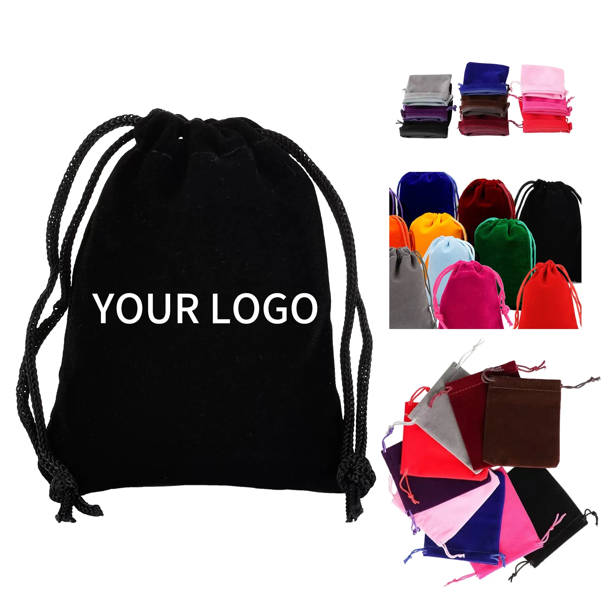 Velvet Gift Bag 5.91x3.94 Inch with Drawstring Closure 2
