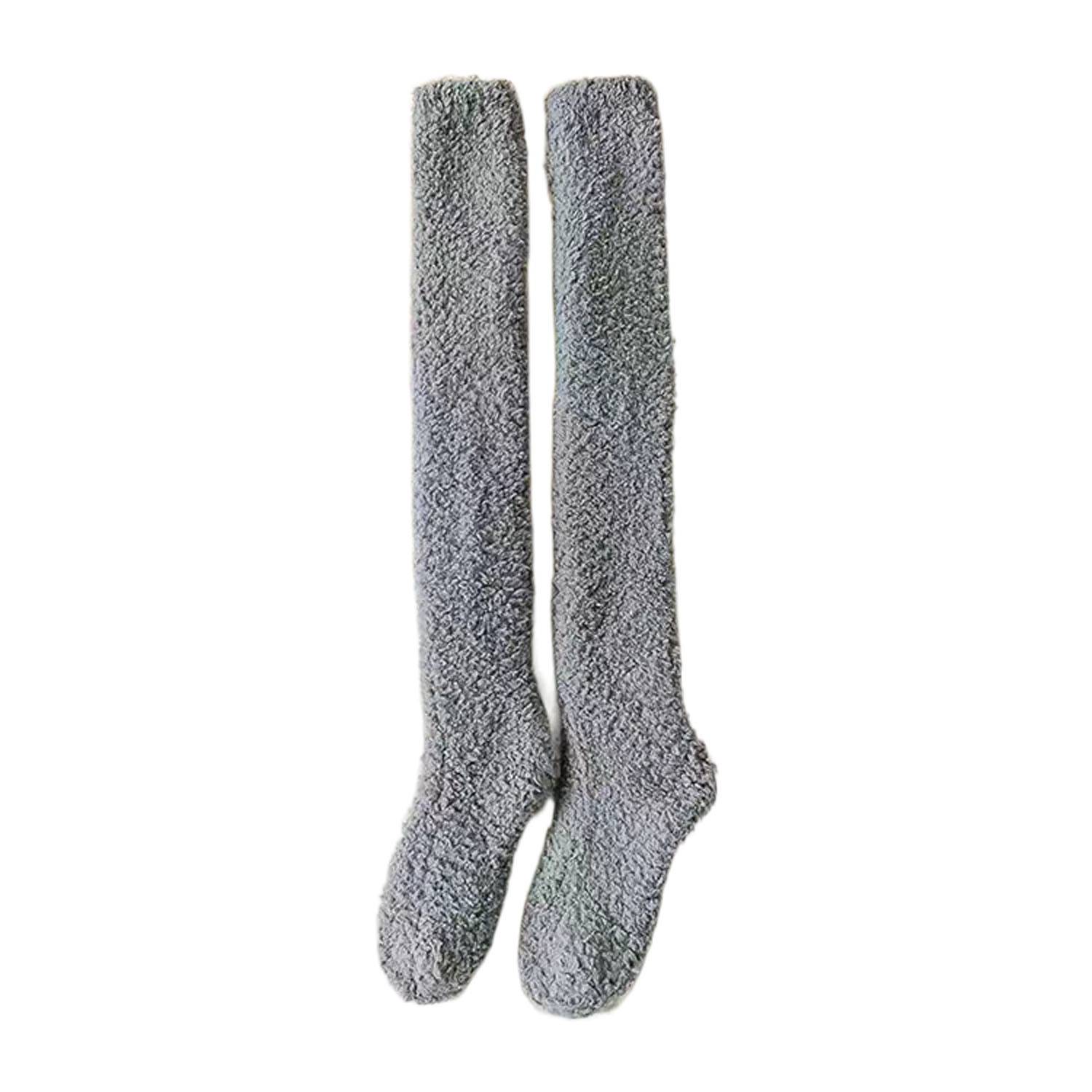 Women's Warm Breathable Knee-High Velvet Socks 11