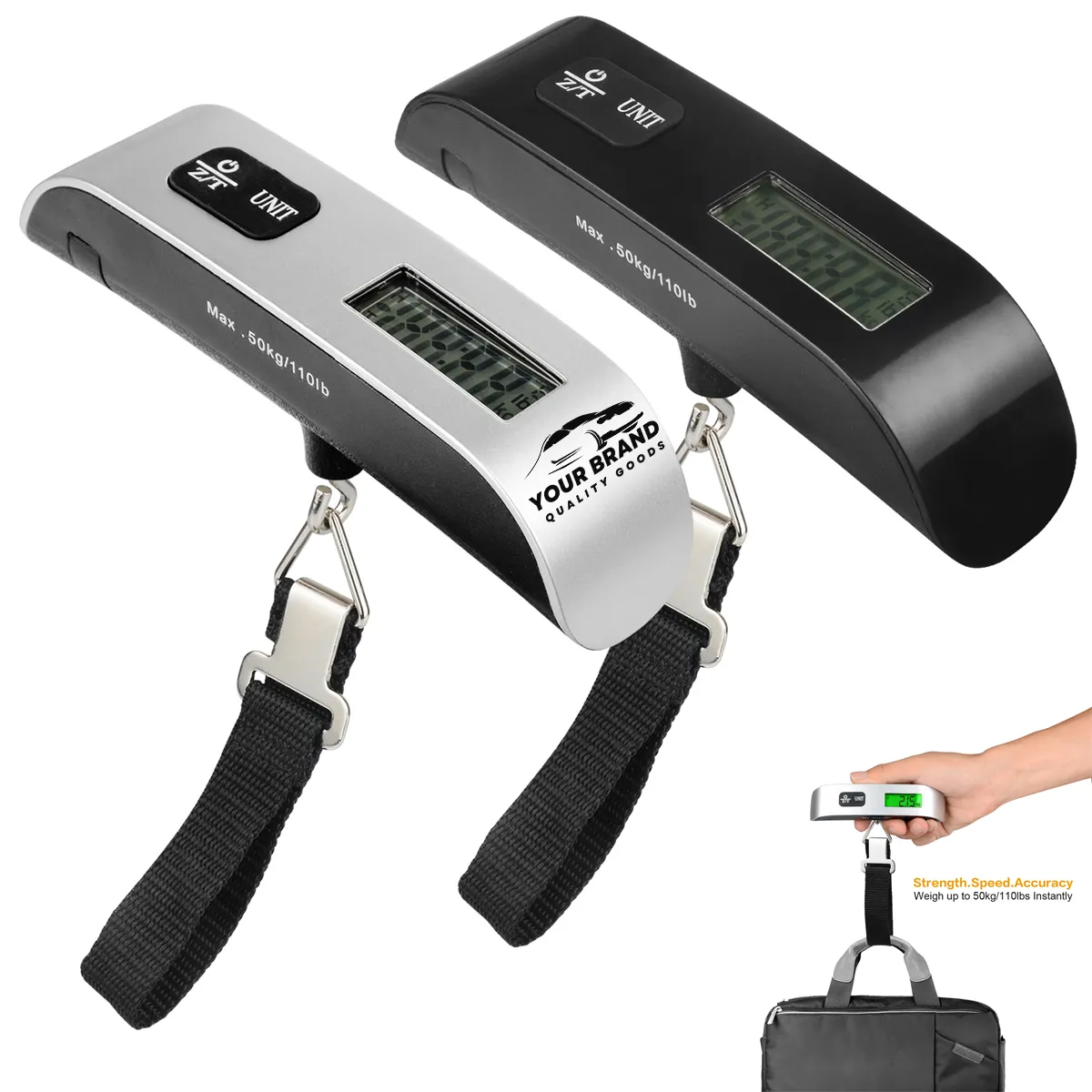 50KG Portable Digital Handging Travel Luggage Baggage Scale 1