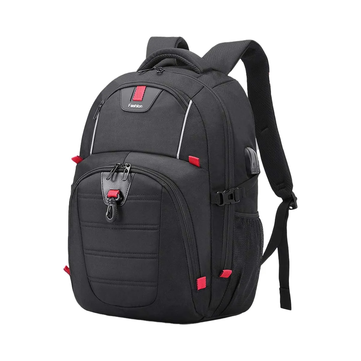 15.6 Inch Large Capacity Backpack W/ USB Charging Port 4