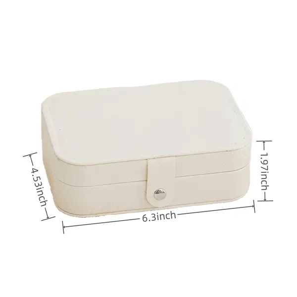 Luxurious PU Leather Jewelry Box 6