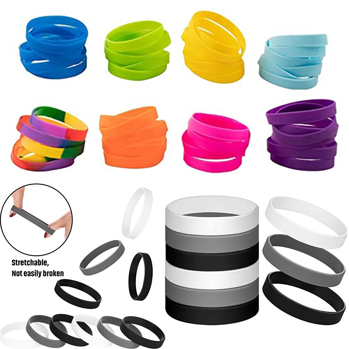 Silicone Wristband 12mm 2