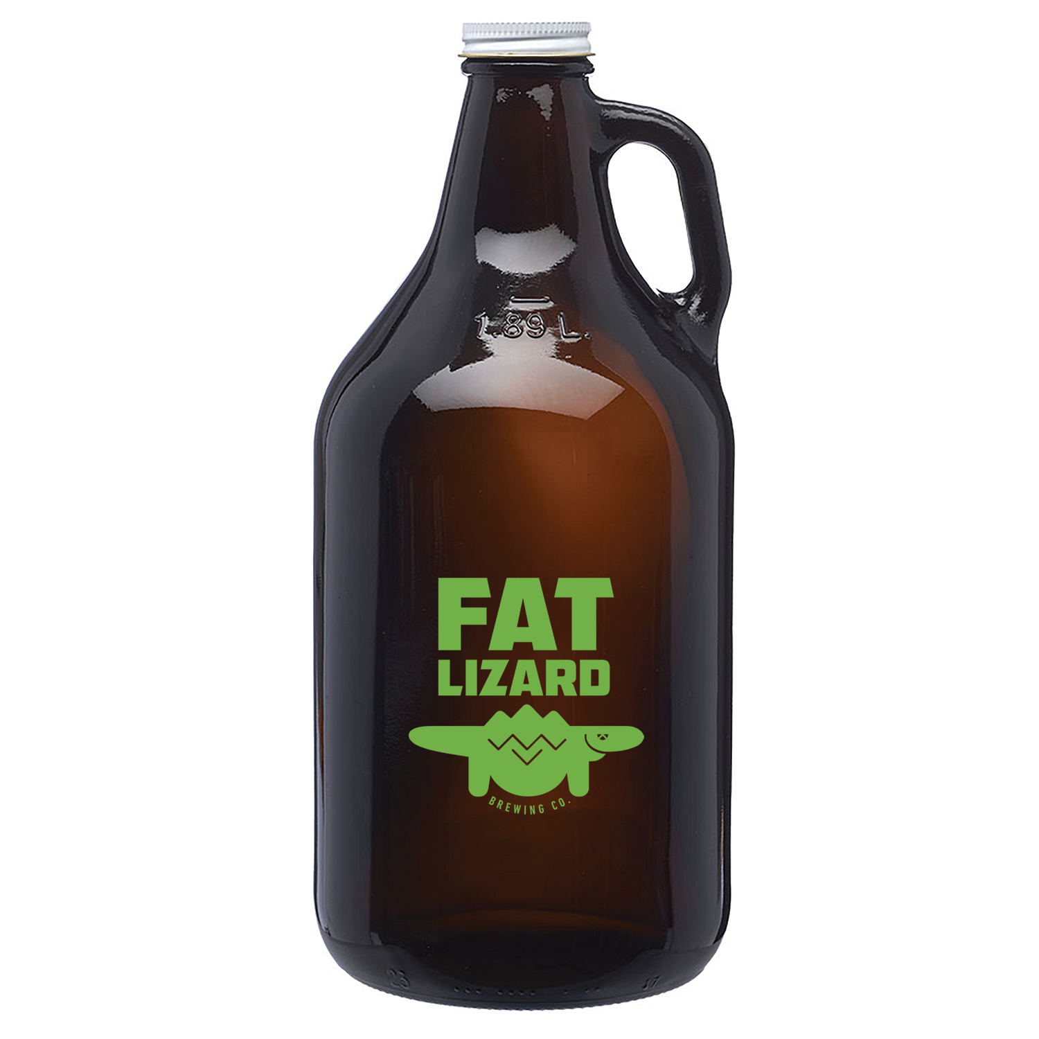 64 oz. Amber Glass Beer Growlers 2
