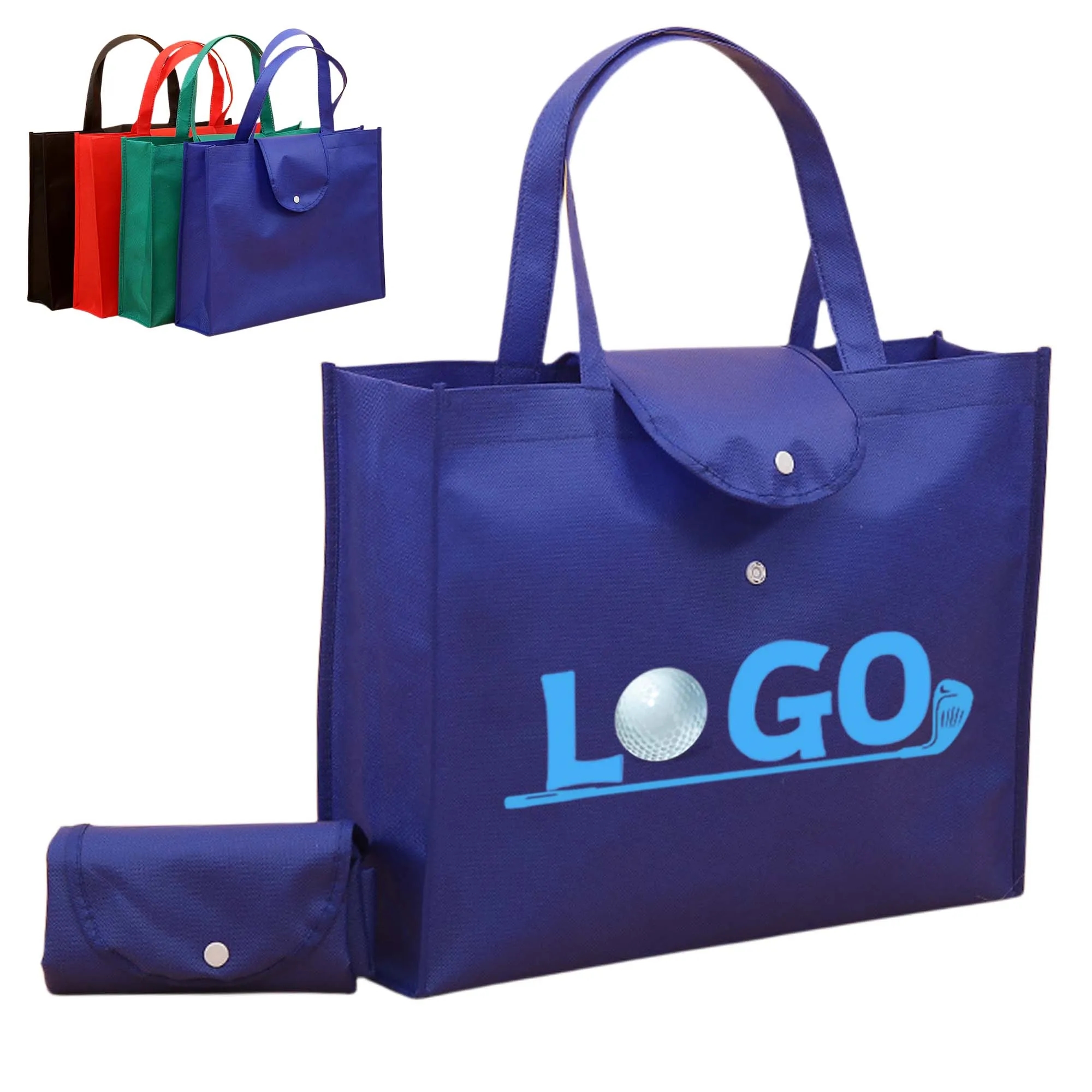 MOQ50 Foldable Non-woven Grocery Tote Bag 2