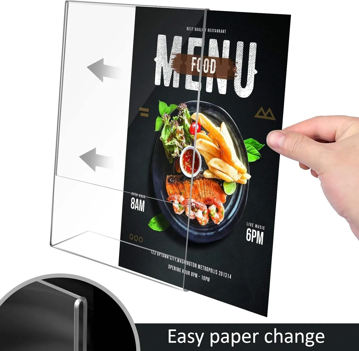 8.5"*11" Sign Holder 6