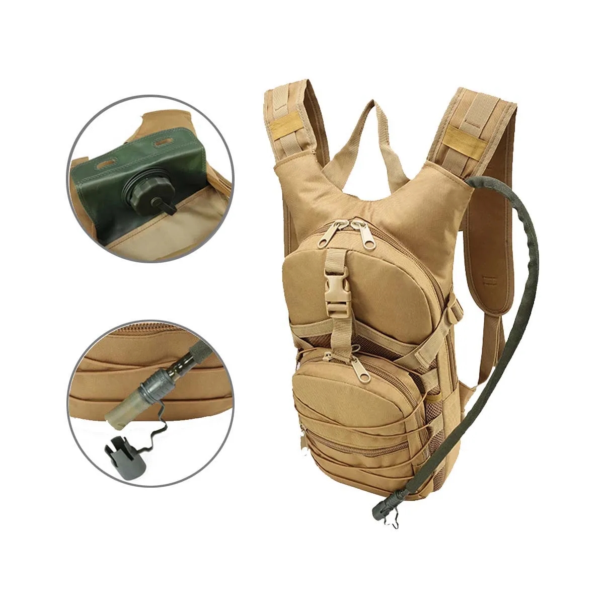 Tactical Backpack with Hydration Water Bladder 2