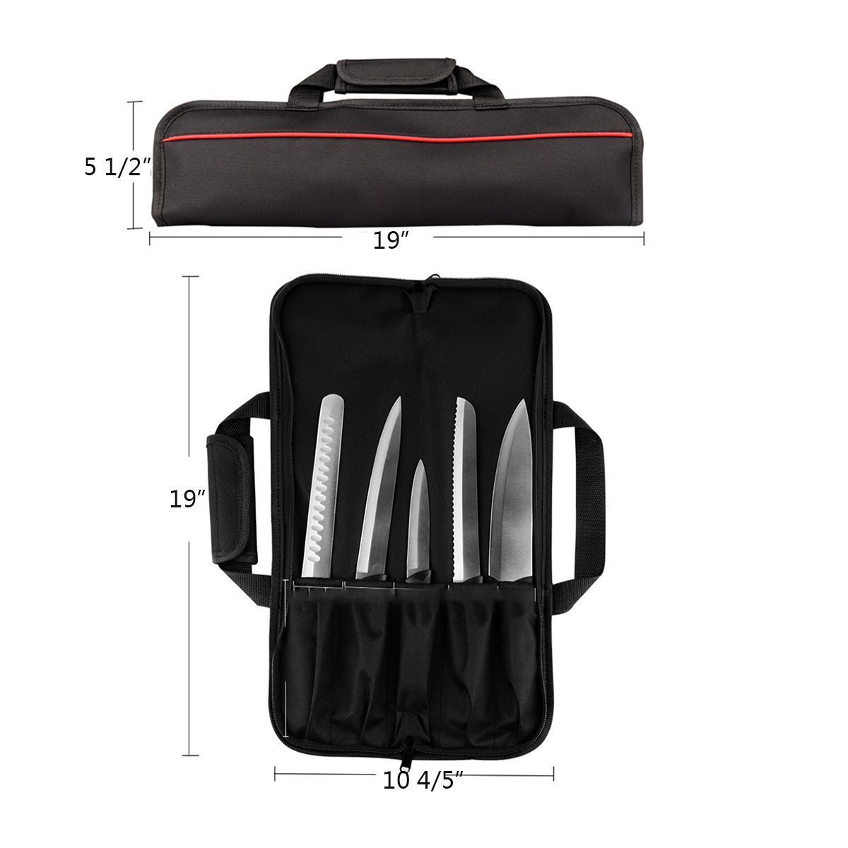 Waterproof Durable Heavy Duty Chef's Knife Bag 3