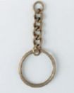 1" Diameter Key Ring with 1 1/2" link 1