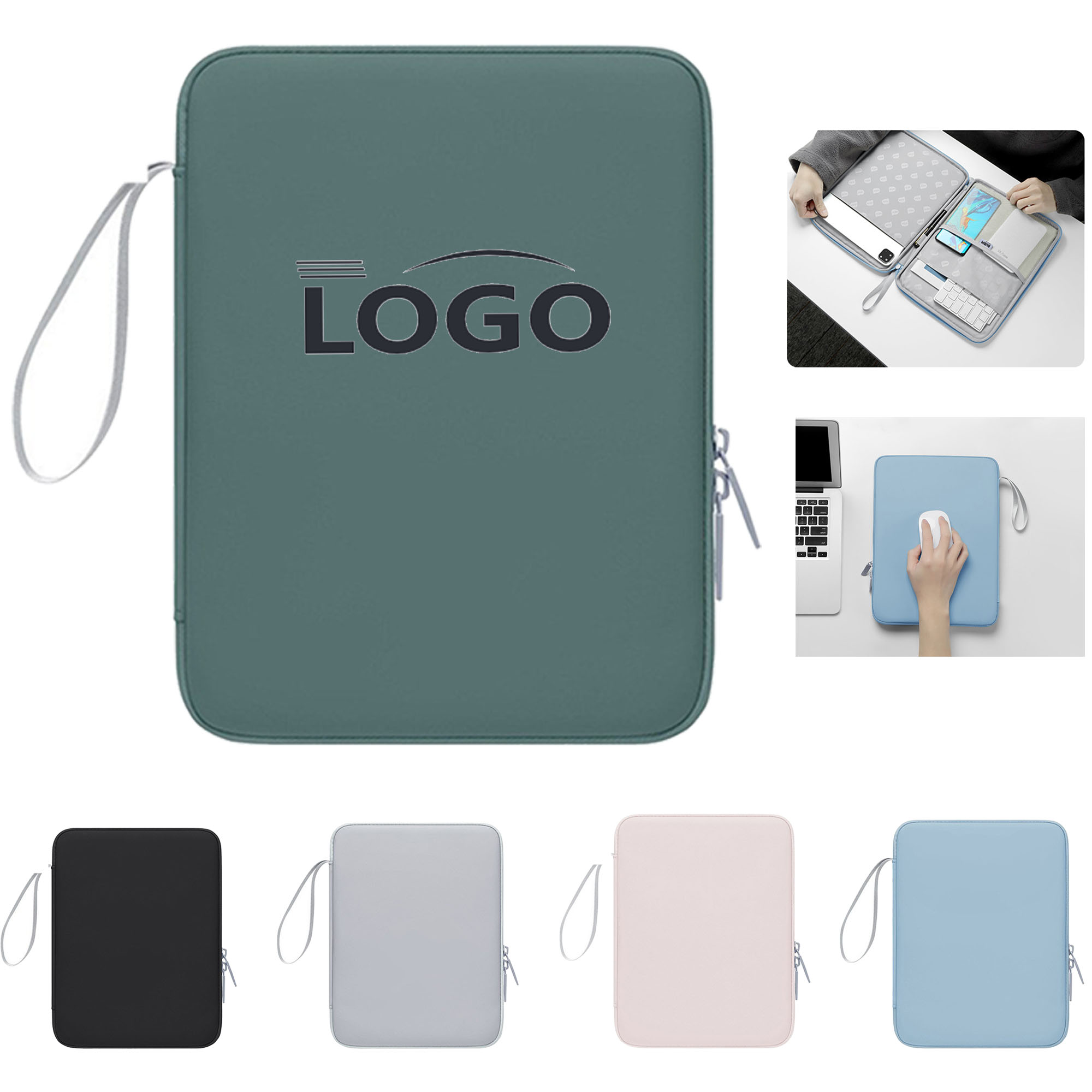 10.9" Briefcase Laptop Sleeve Case Computer Pad Tablet Bag 3