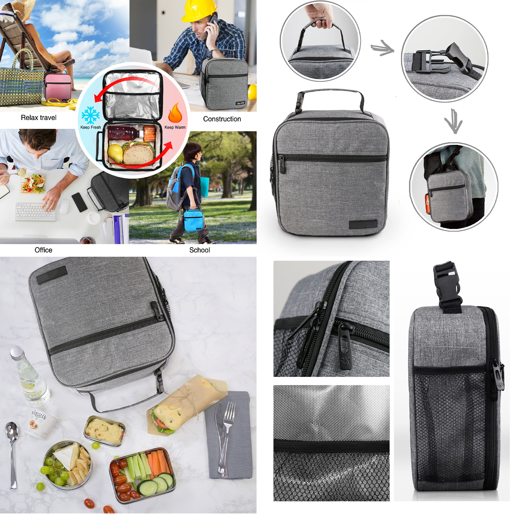 Insulated Lunch Box for Men 2