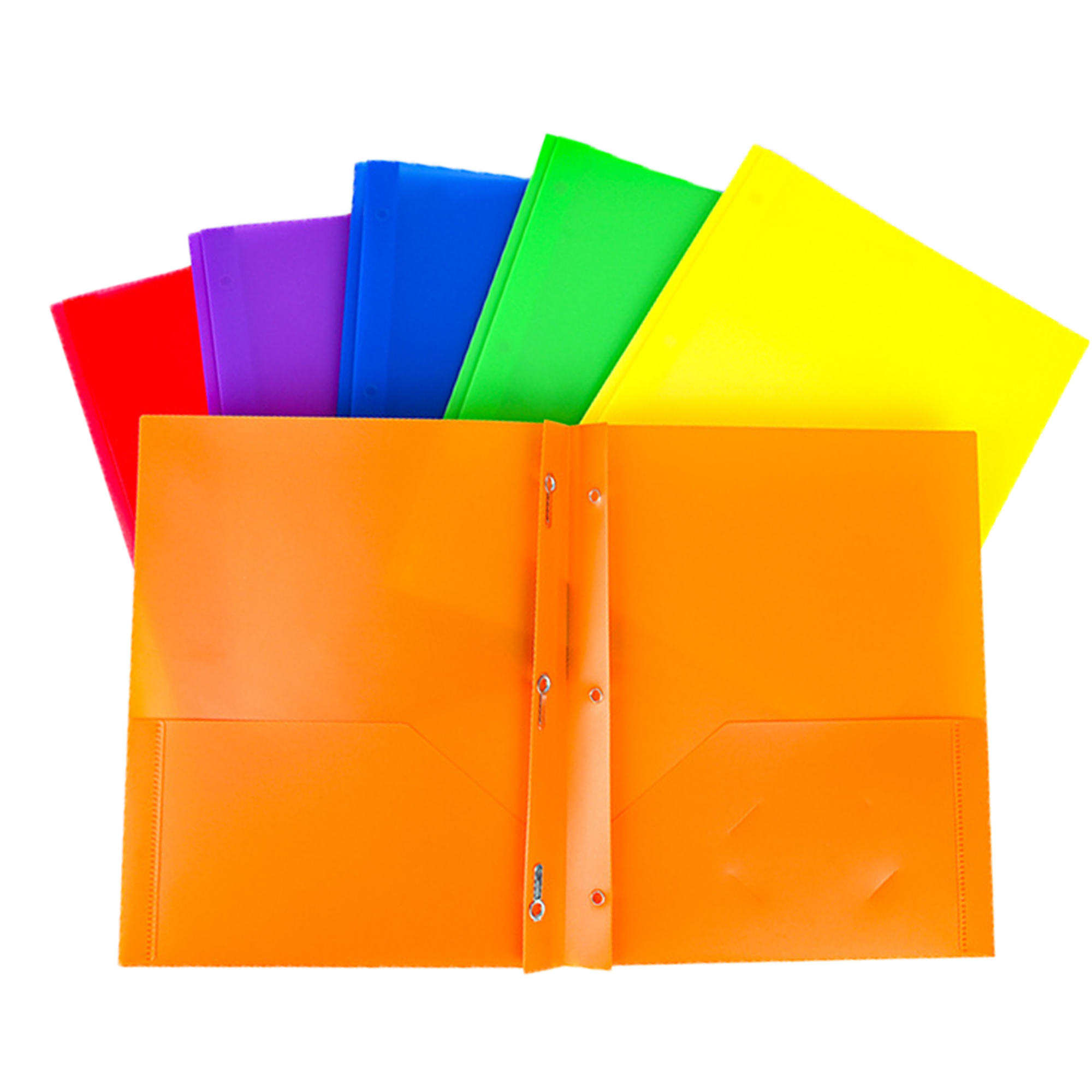 Portable Twin Pocket Plastic Folder 3