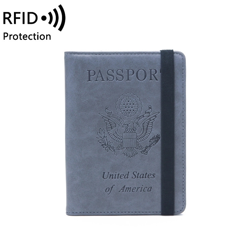 Rfid Blocking Travel Passport Holder Cover Slim Id Card Case 6