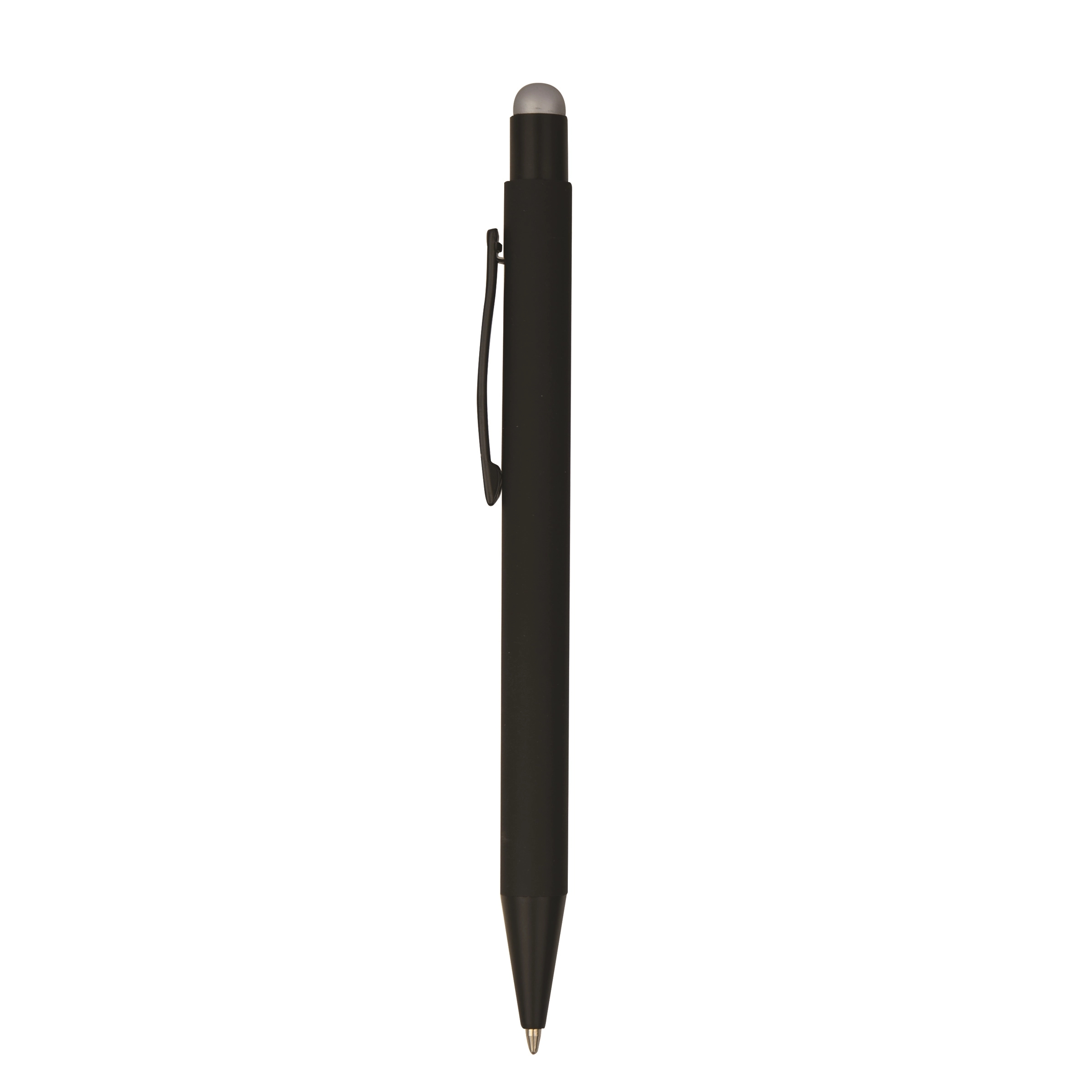 Soft-Velvet-Touch Click Metal Stylus Pen with Color Logos 10
