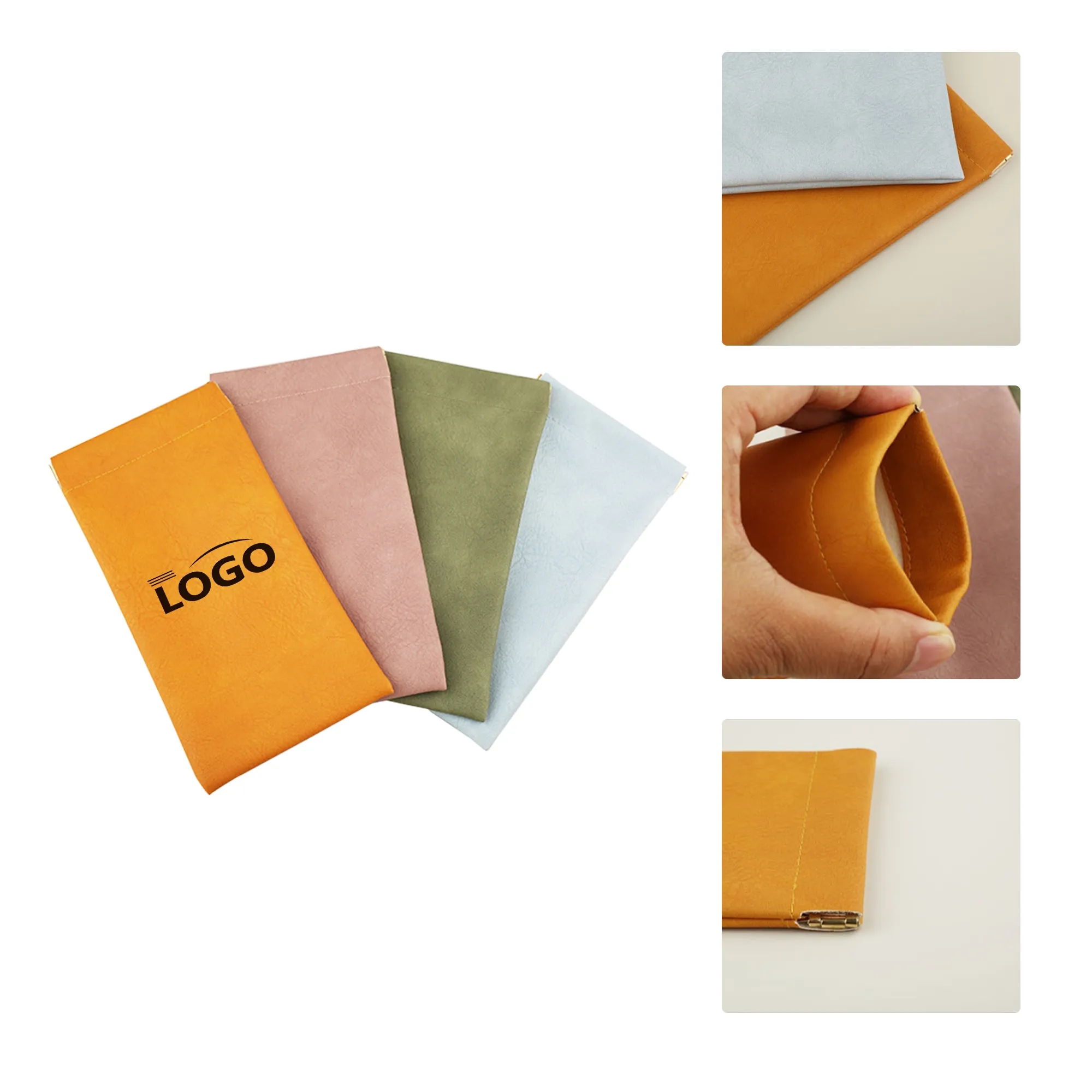 Automatic Closing PVC Glasses Pouch 2