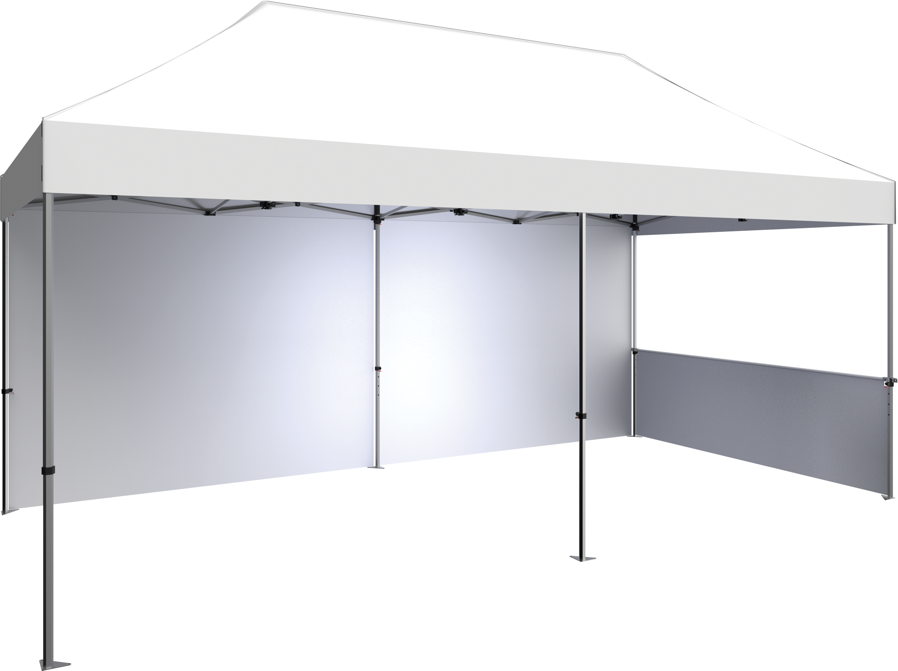20' Zoom Outdoor Tent Stock Color Backwall