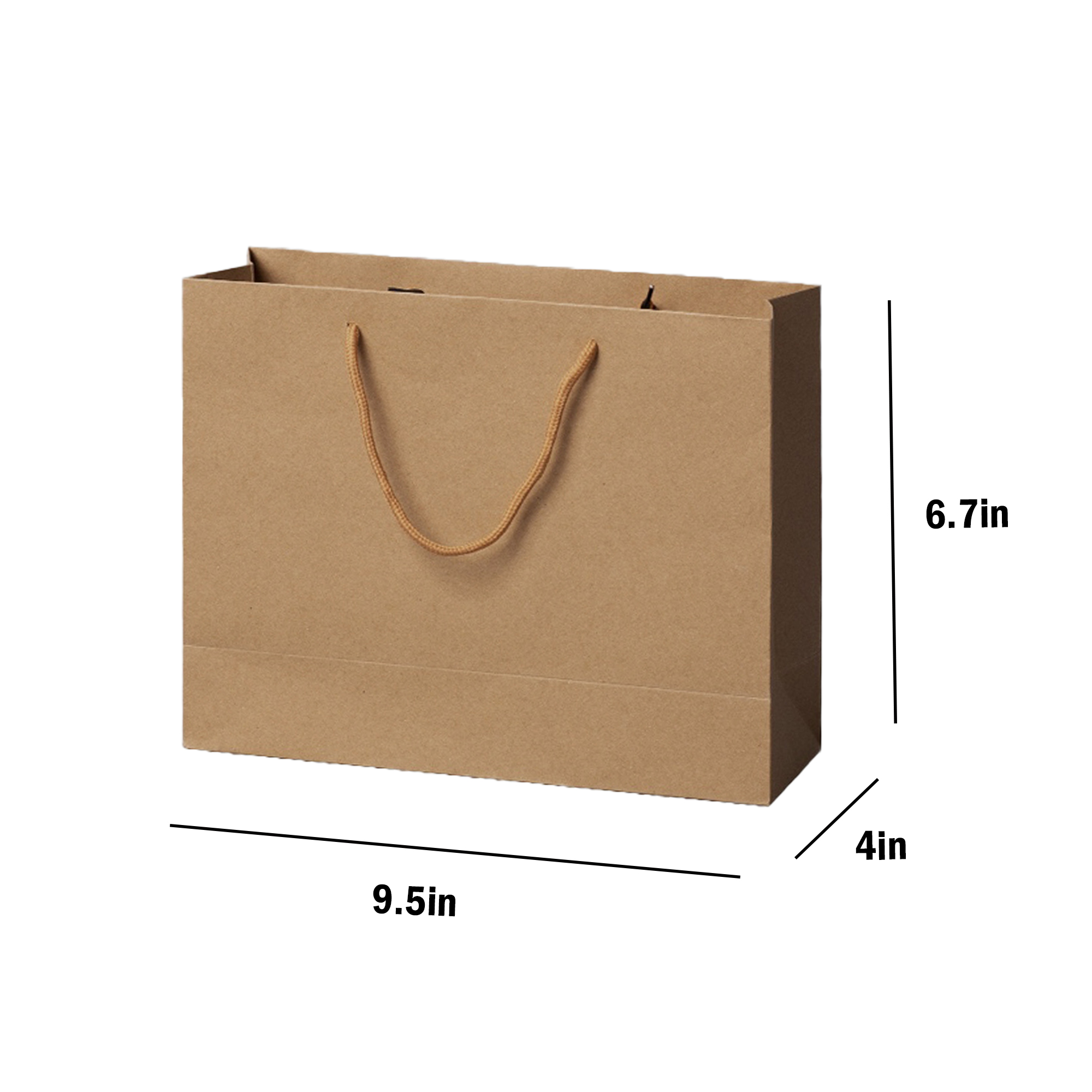 Customizable Horizontal Cardstock Tote Bag 5