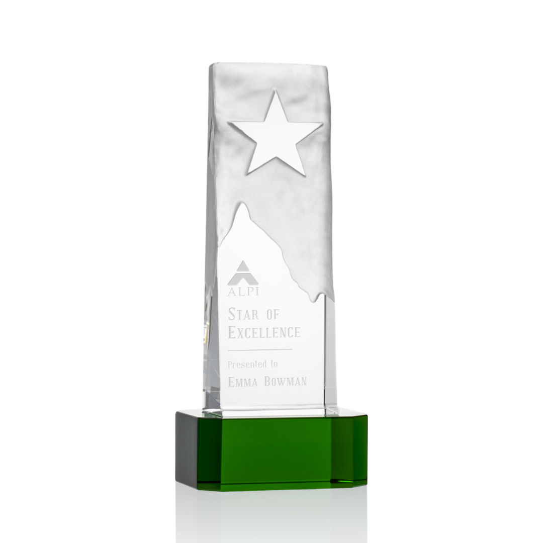 Stapleton Star Award on Base - Green 7