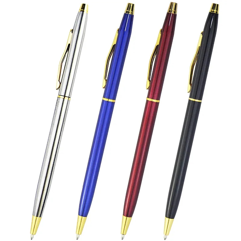 Slim Metal Twist Ballpoint Pen 9