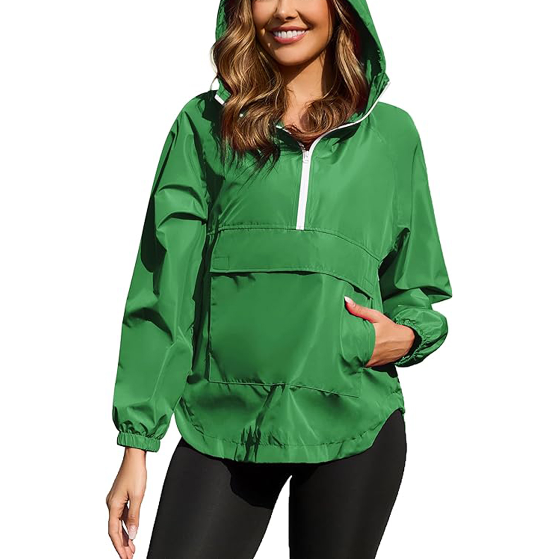 Women Packable Waterproof Lightweight Jacket 3