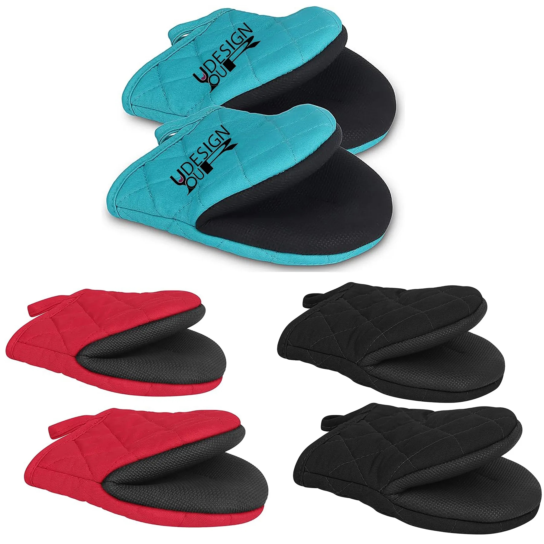 Qulable 1 Pair Kitchen Oven Gloves