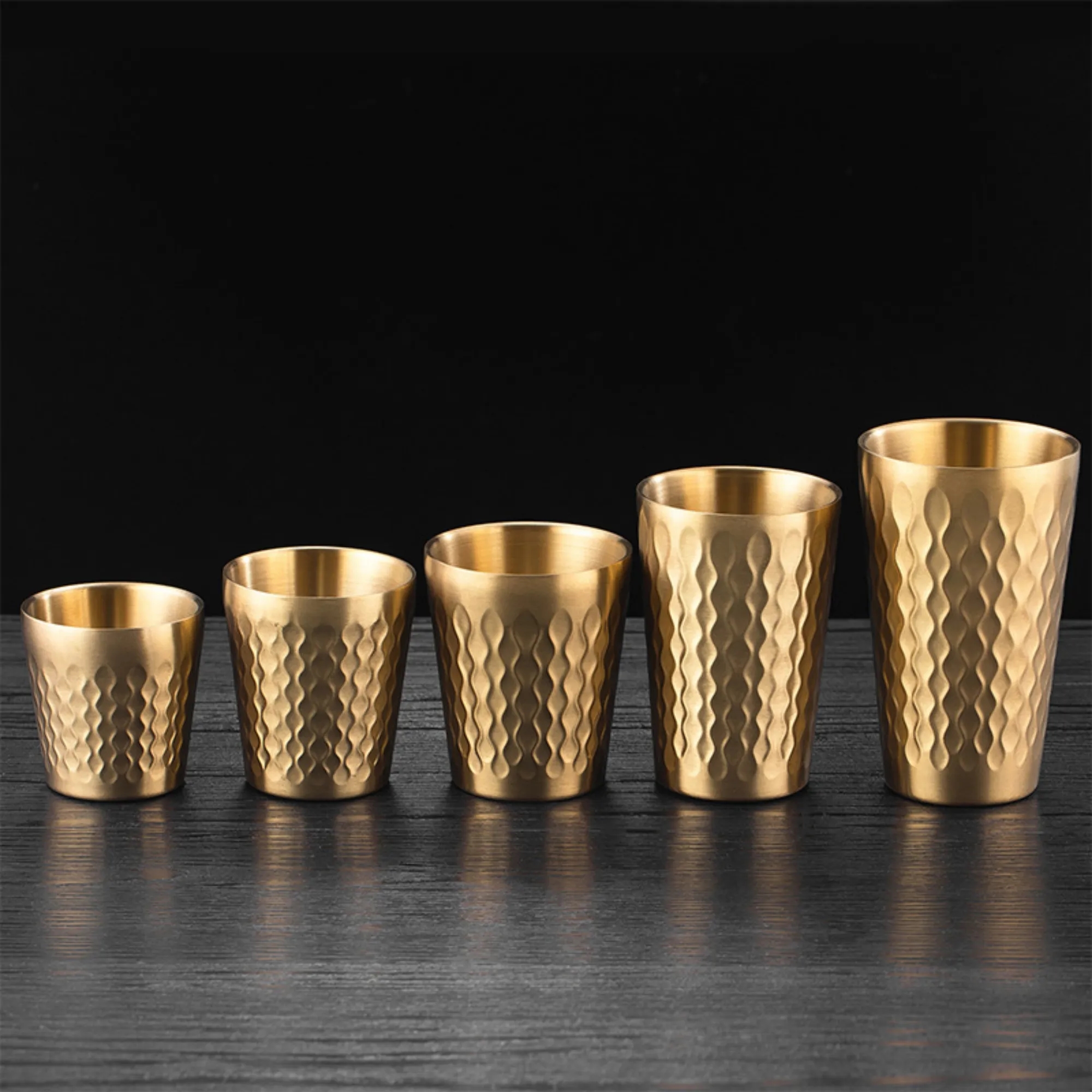 Stainless Steel Stackable Beer Cup 6 oz 22 oz 9