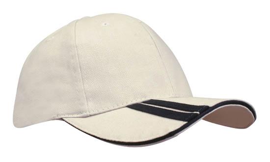 Brushed heavy cotton with double strip on the visor 9