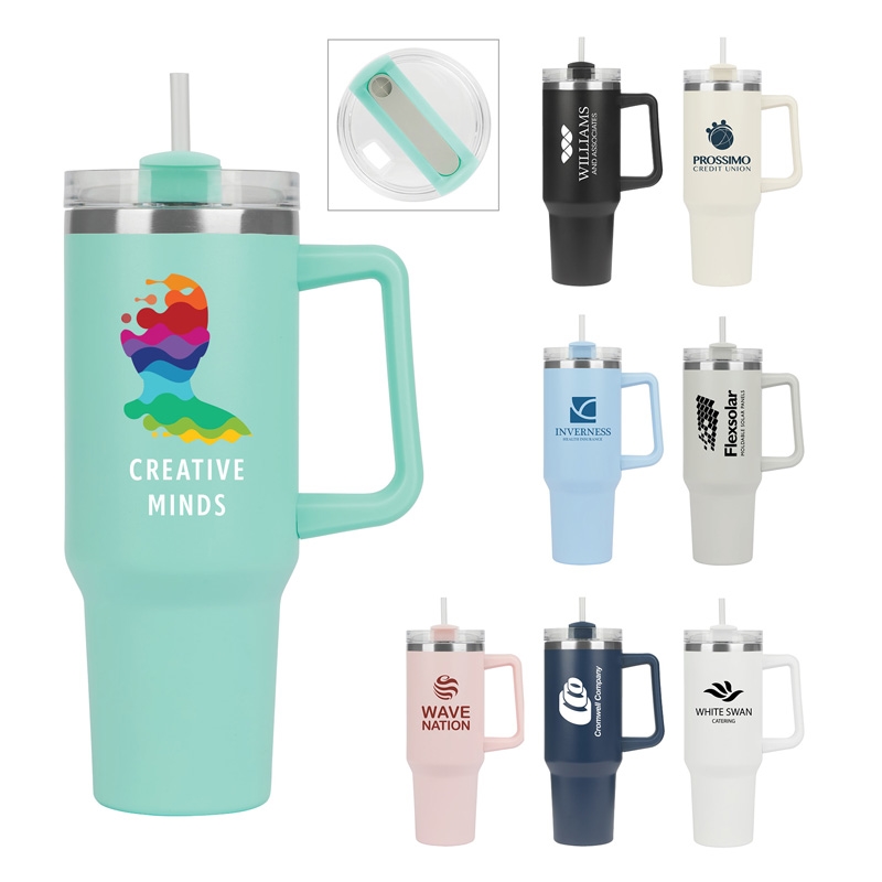 Riley 40 oz. Double Wall Stainless Steel Travel Mug