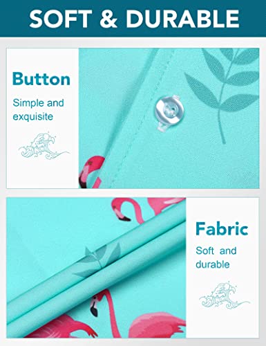 100% Polyester Regular Fit Short Sleeve Casual Hawaiian Shirt for Men 10