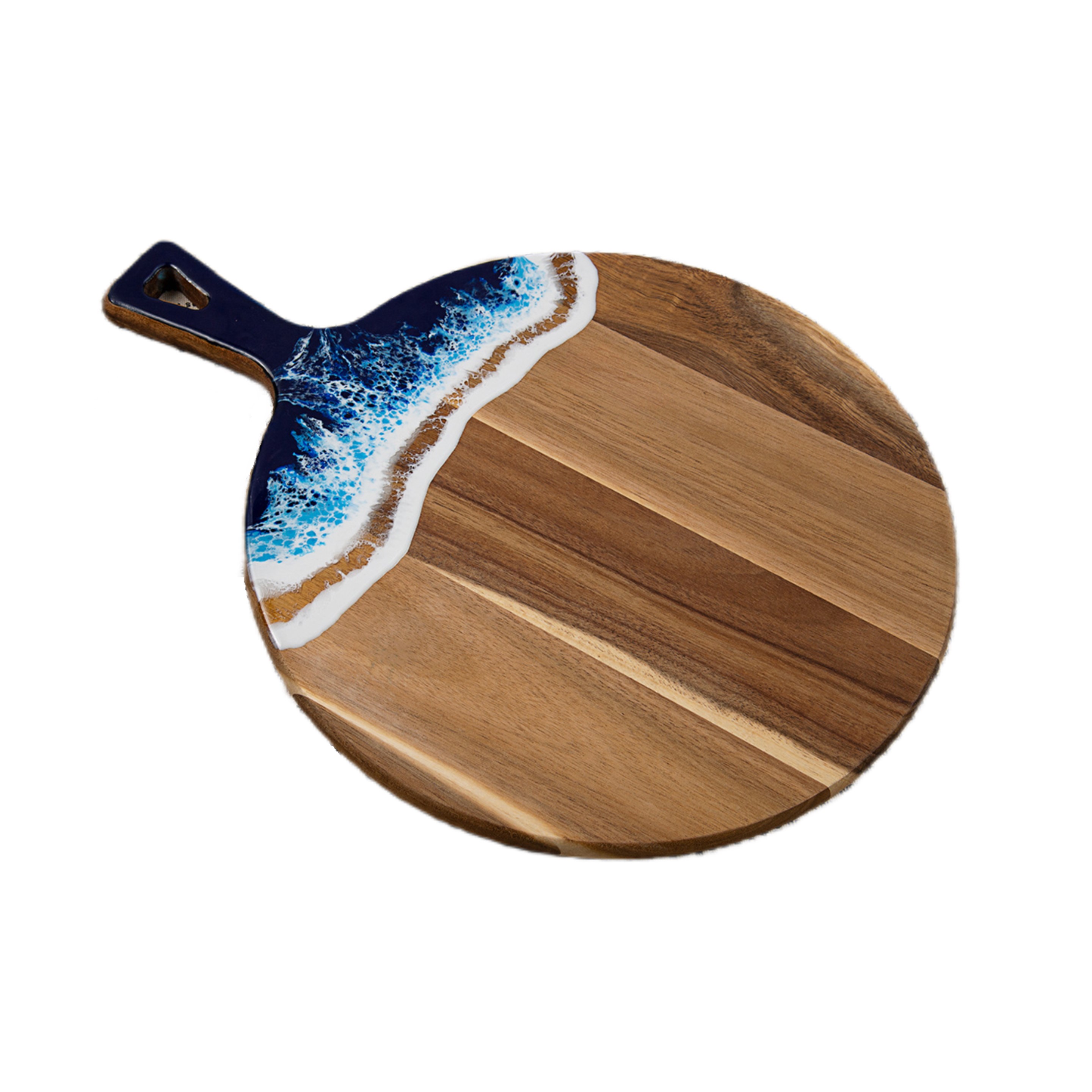 Acacia Wood Serving Board Round - OCEAN 6