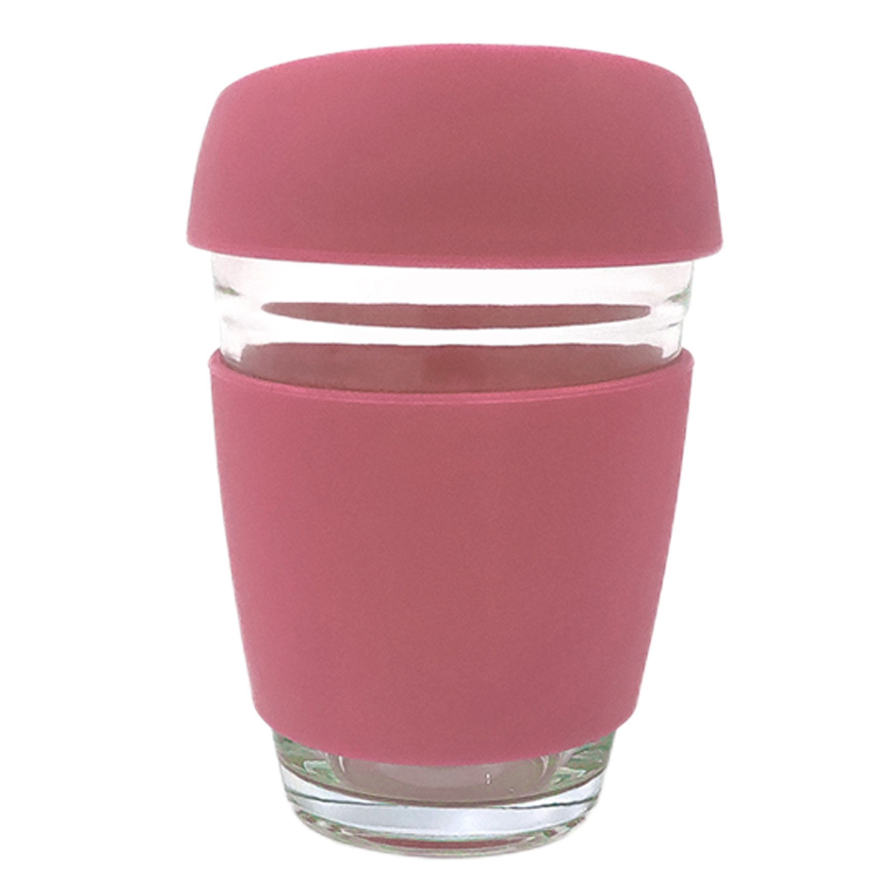 12Oz Travel Glass Cup W/ Sleeve 2