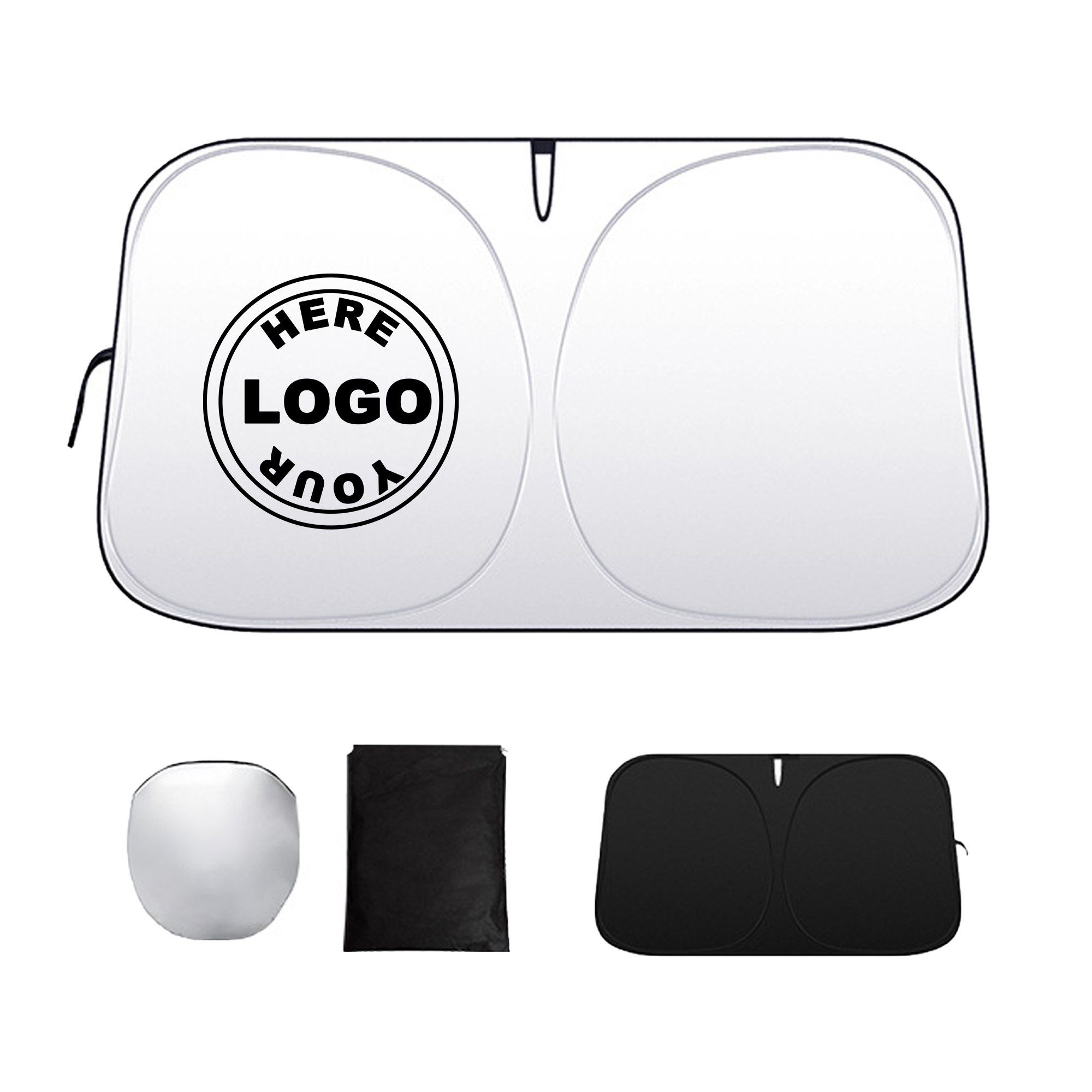 Compact Car Sun Protector Pack 3