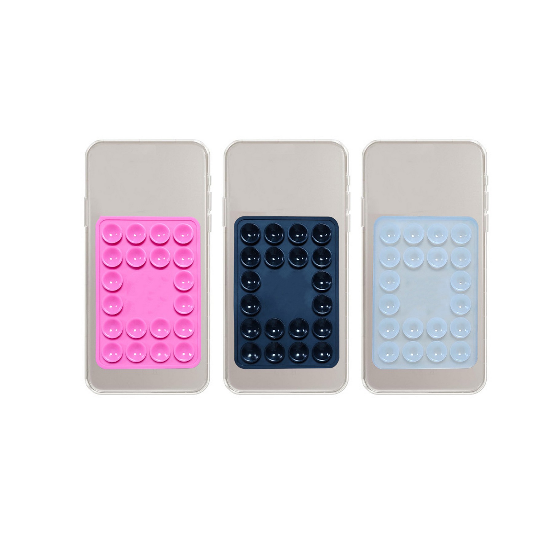Silicone Suction Phone Case Adhesive Mount - Hands-Free 2