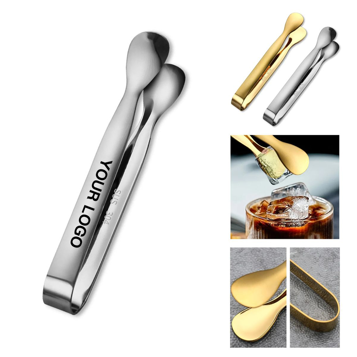 Durable Mini Tongs for Sugar or Appetizers 2