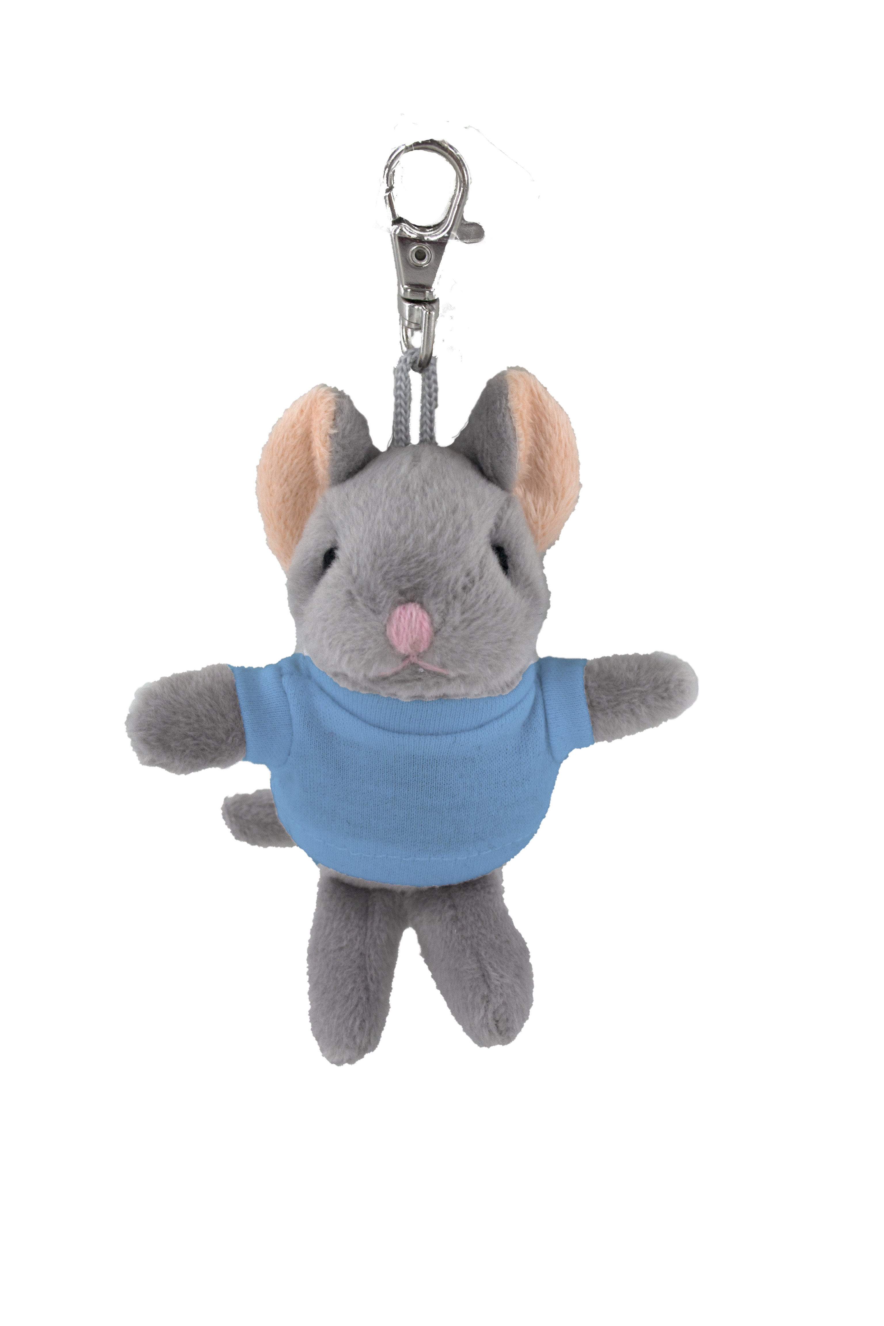 soft plush Mouse keychain with Tee