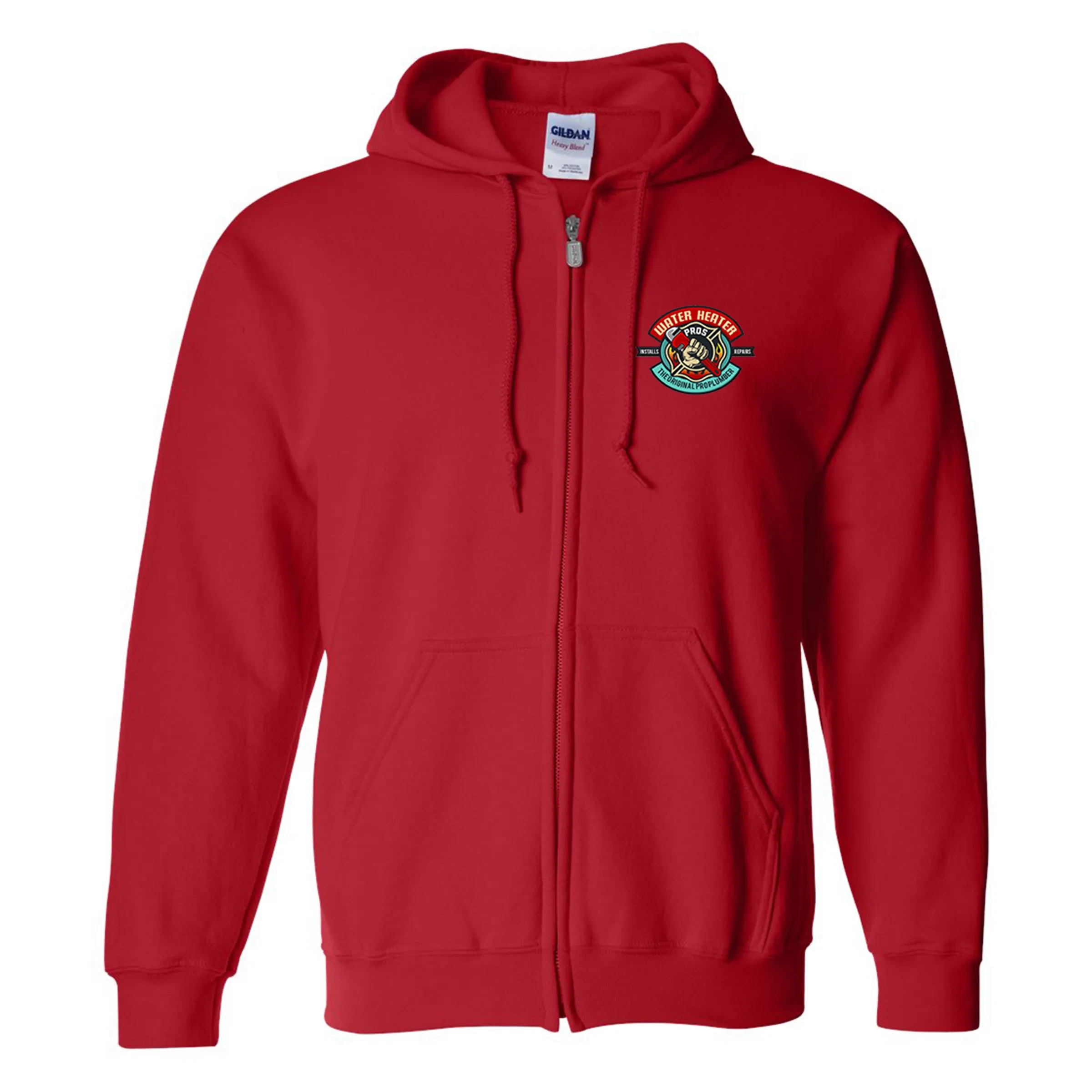 Gildan(R) - Heavy Blend(TM) Full-Zip Hooded Sweatshirt, custom hoodie or sweatshirt with logo imprint 24