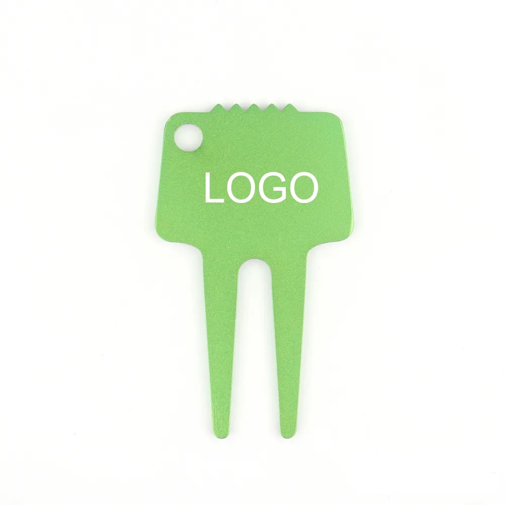 Aluminum Golf Divot Tool Key Chain 8