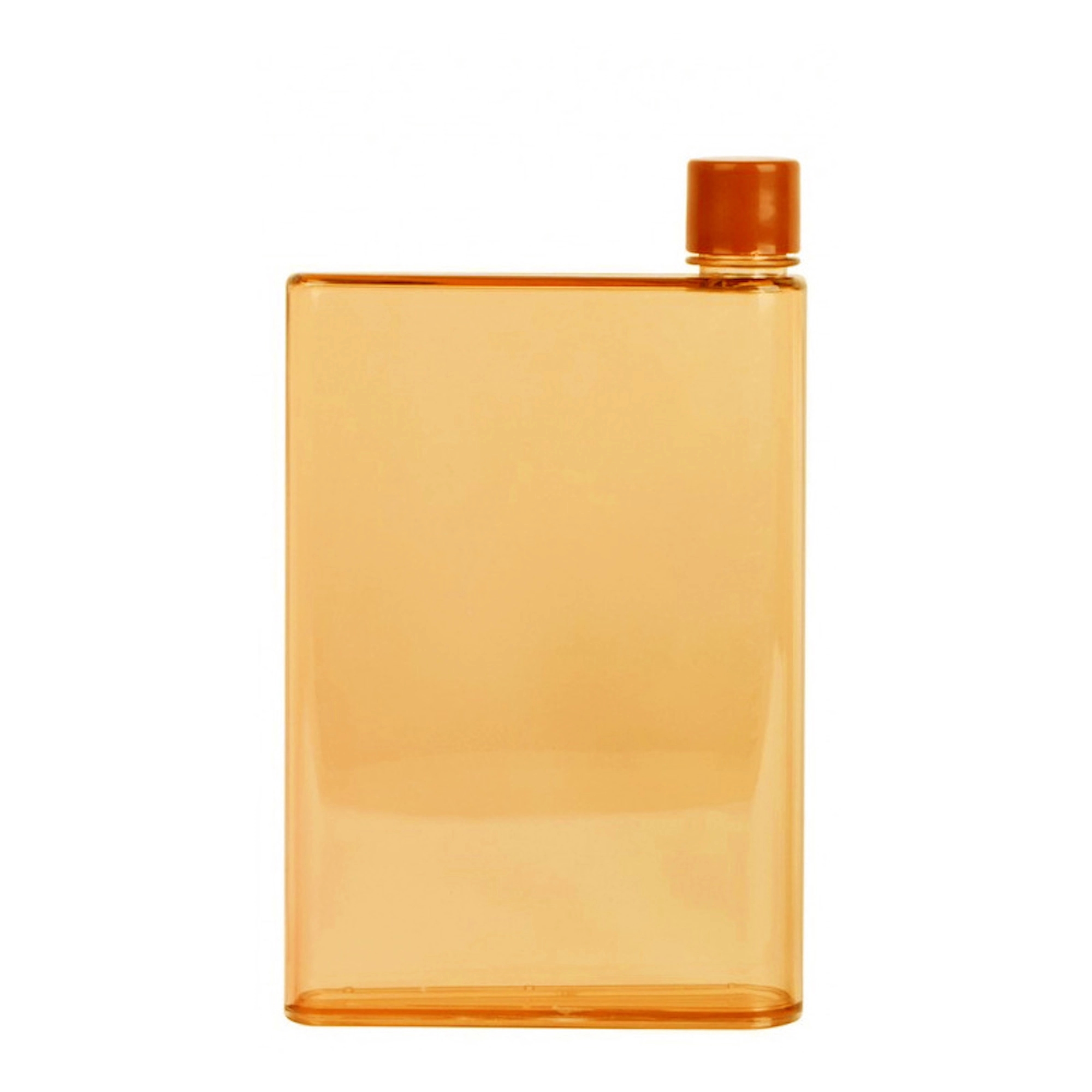 Clear Reusable Slim Flat Water Bottle 5