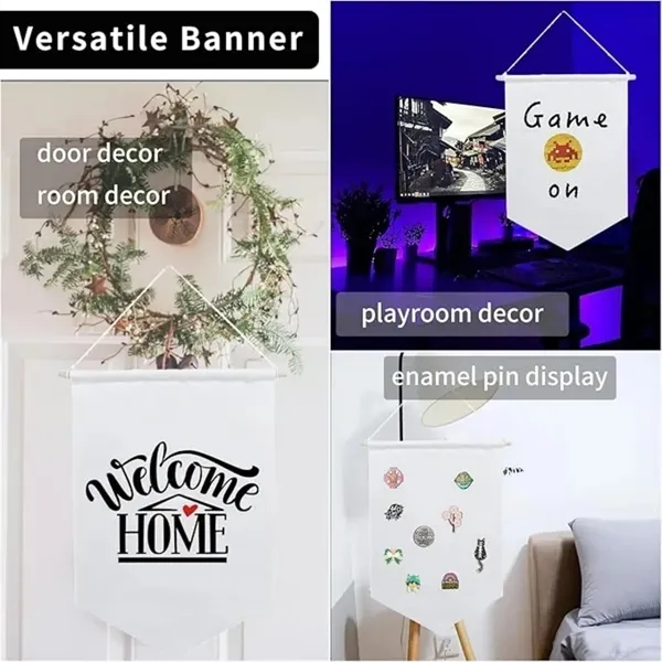 Waterproof Canvas Wall Hanging Pin Organizer 5