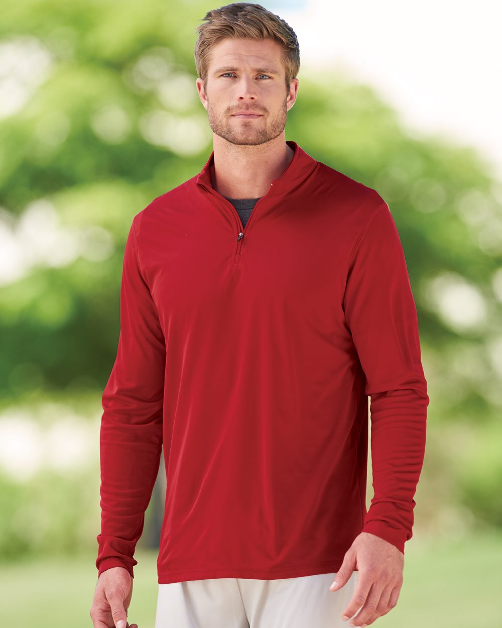 Men's Attain Color Secure® Performance Quarter-Zip Pullover - 2785 6