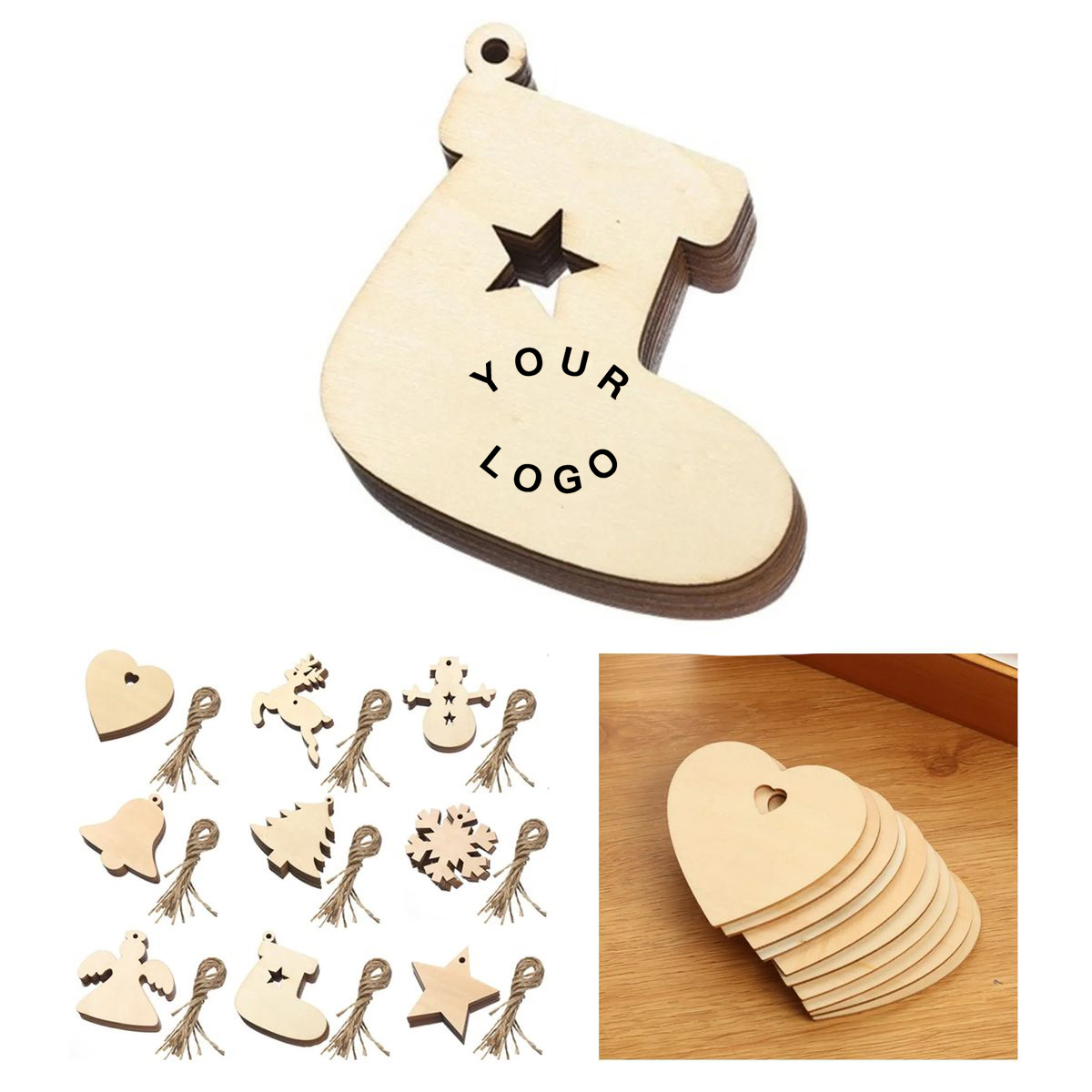 Lightweight Wooden Christmas Decoration 2