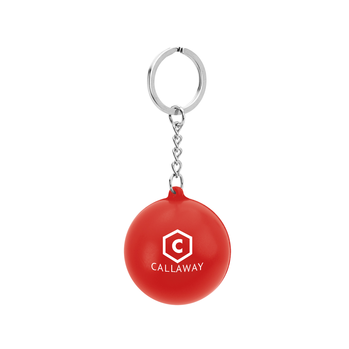 Round PU Stress Reliever Keychain 9