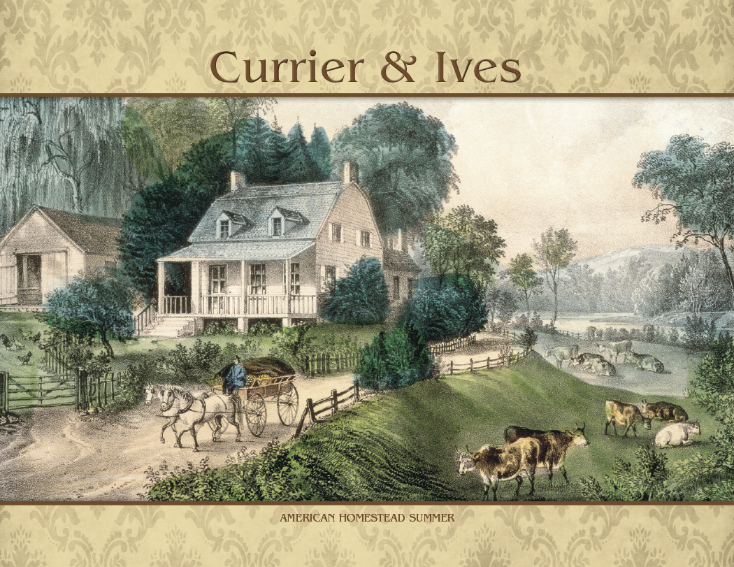Good Value™ Currier & Ives - Stapled Calendar 17