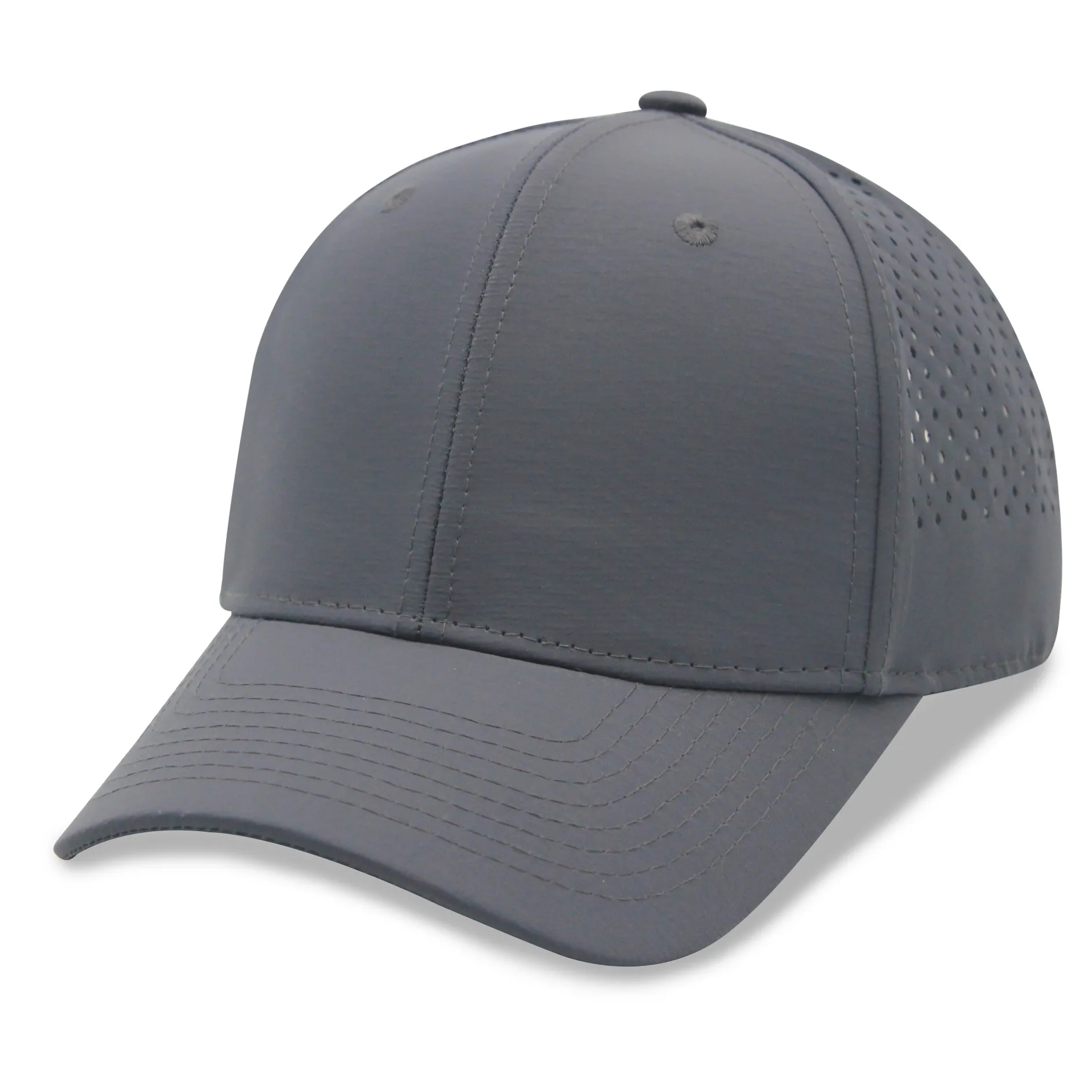 Athletic Trucker Cap Laser Cut Mesh Back