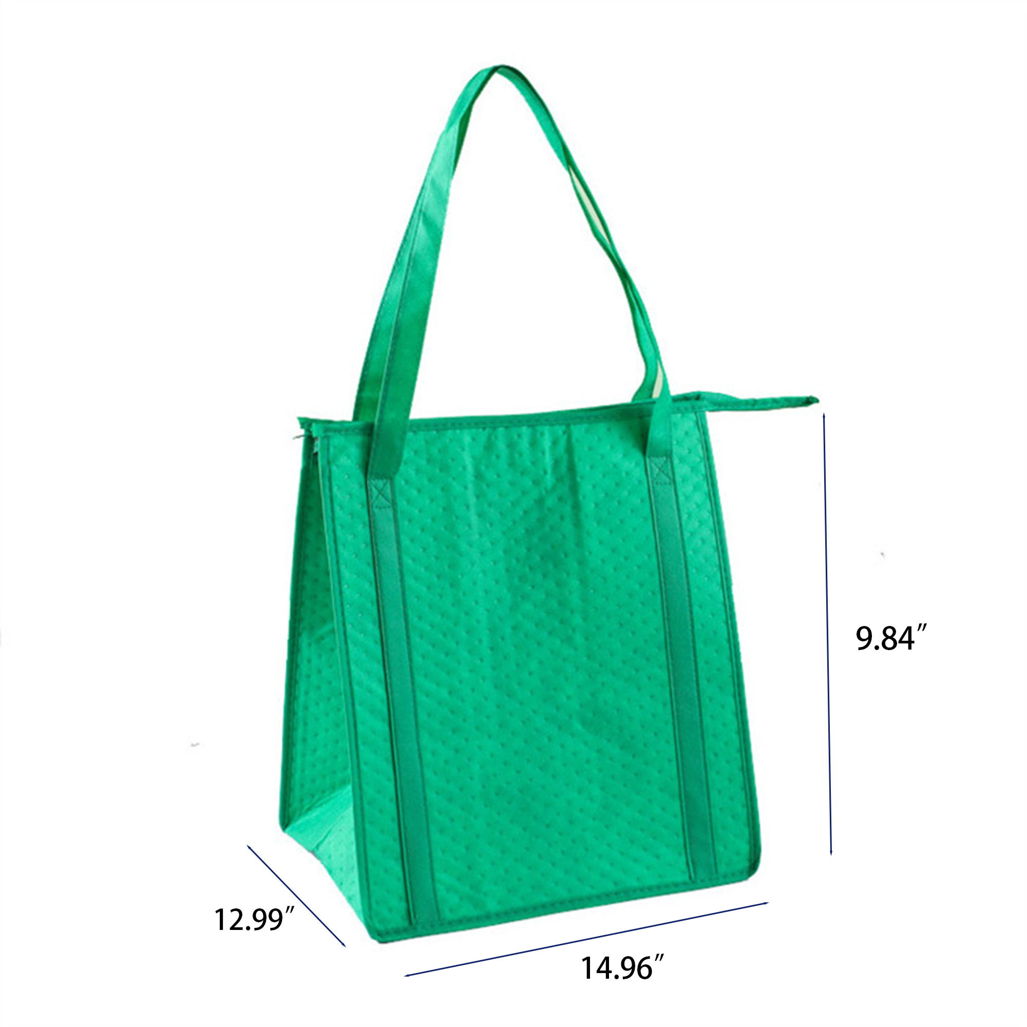 Oxford Cloth Supermarket Thick Insulated Handheld Shopping Bag 7