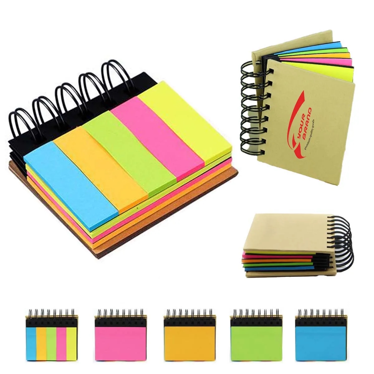 Pocket Size Spiral Sticky Note Pad 2