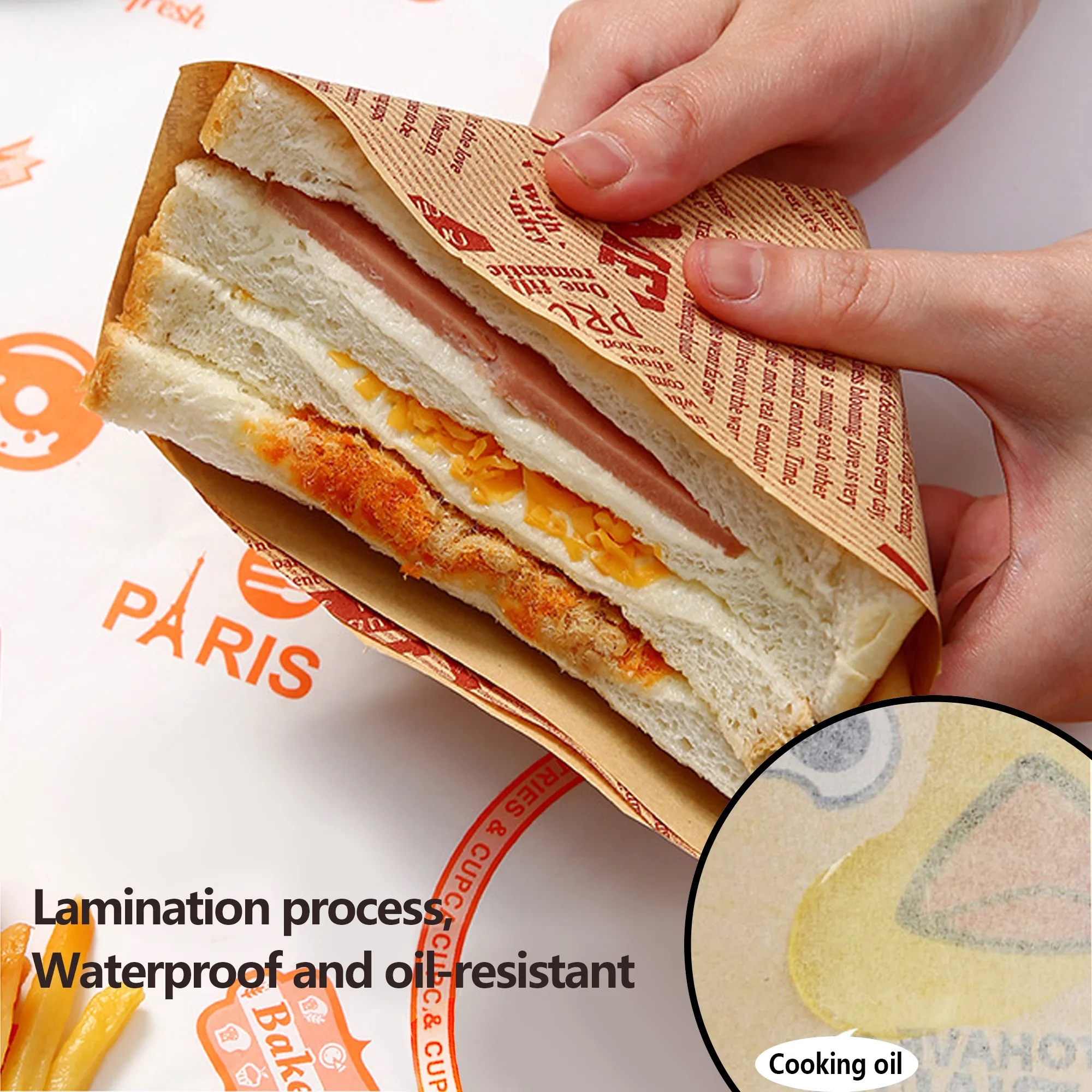 Grease Proof Food Wrap 8